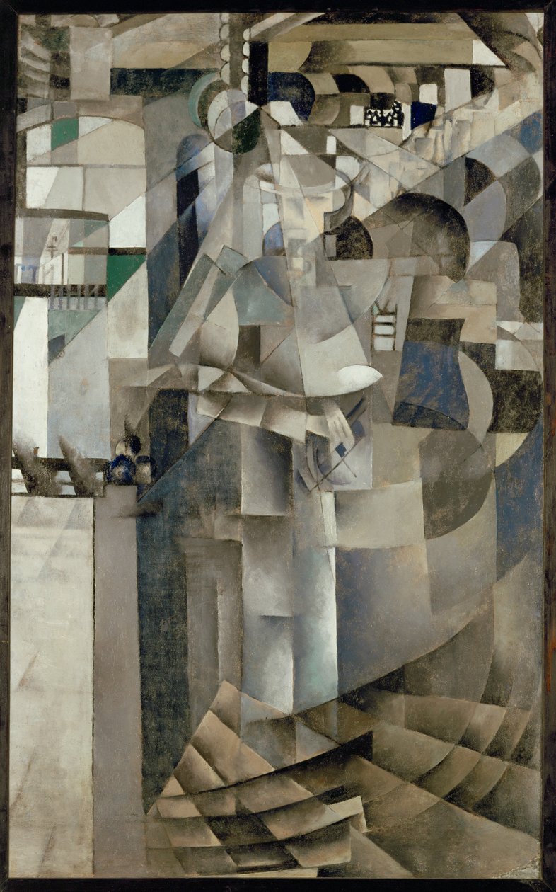 La vie au Grand Hôtel (huile sur toile) - Kazimir Severinovich Malevich