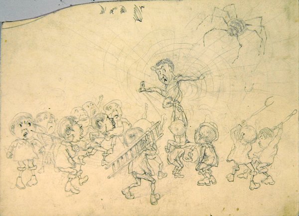 Carnet de croquis pour le 