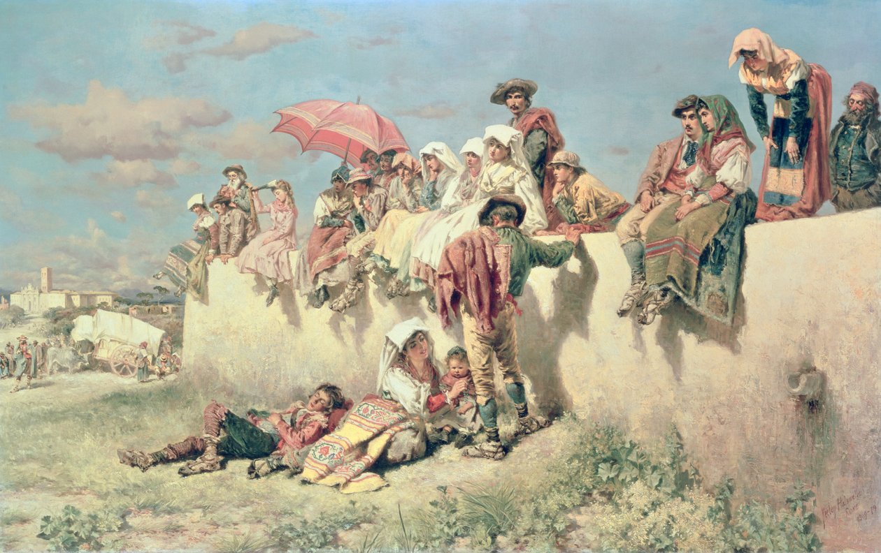 En attendant la bénédiction à l