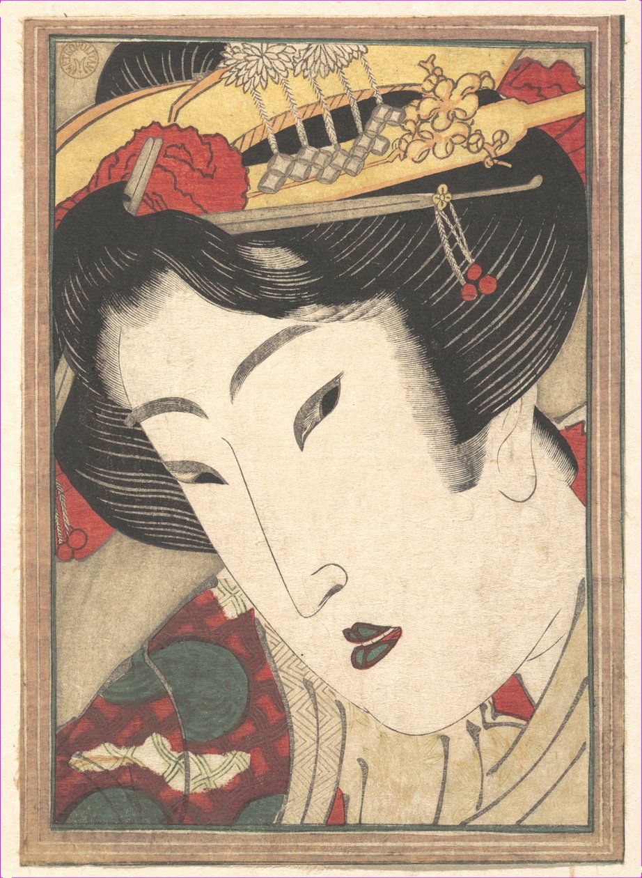 Geisha rejetée de «Passions refroidies par la neige printanière» - Keisai Eisen