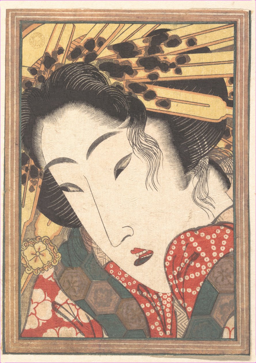 Geisha rejetée de « Passions refroidies par la neige du printemps » - Keisai Eisen