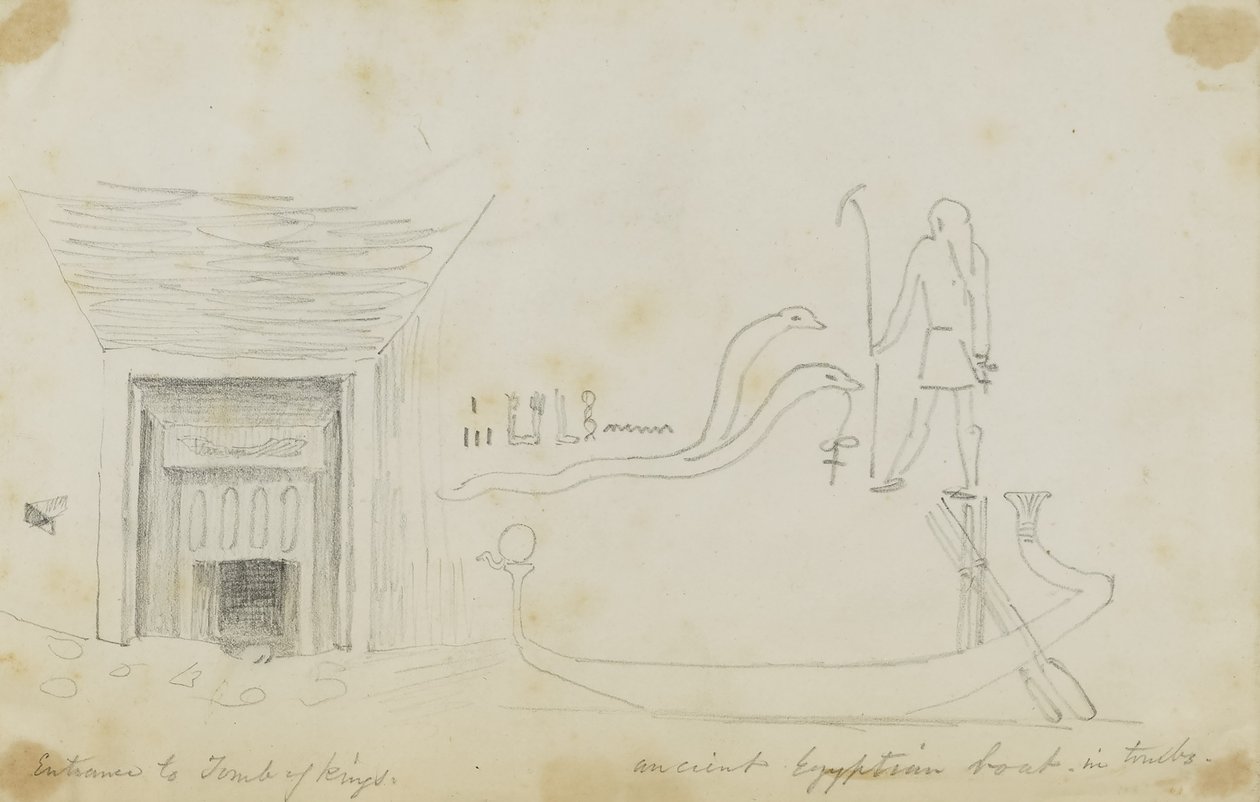 Entrée du Tombeau des rois, Égypte - Kellogg, Miner Kilbourne