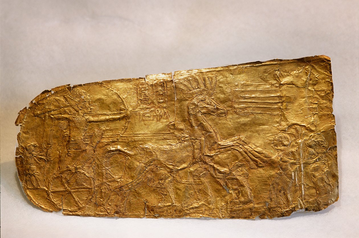 Panneau en or de la tombe de Toutankhamon, Nouvel Empire, 2002 - Kenneth Garrett