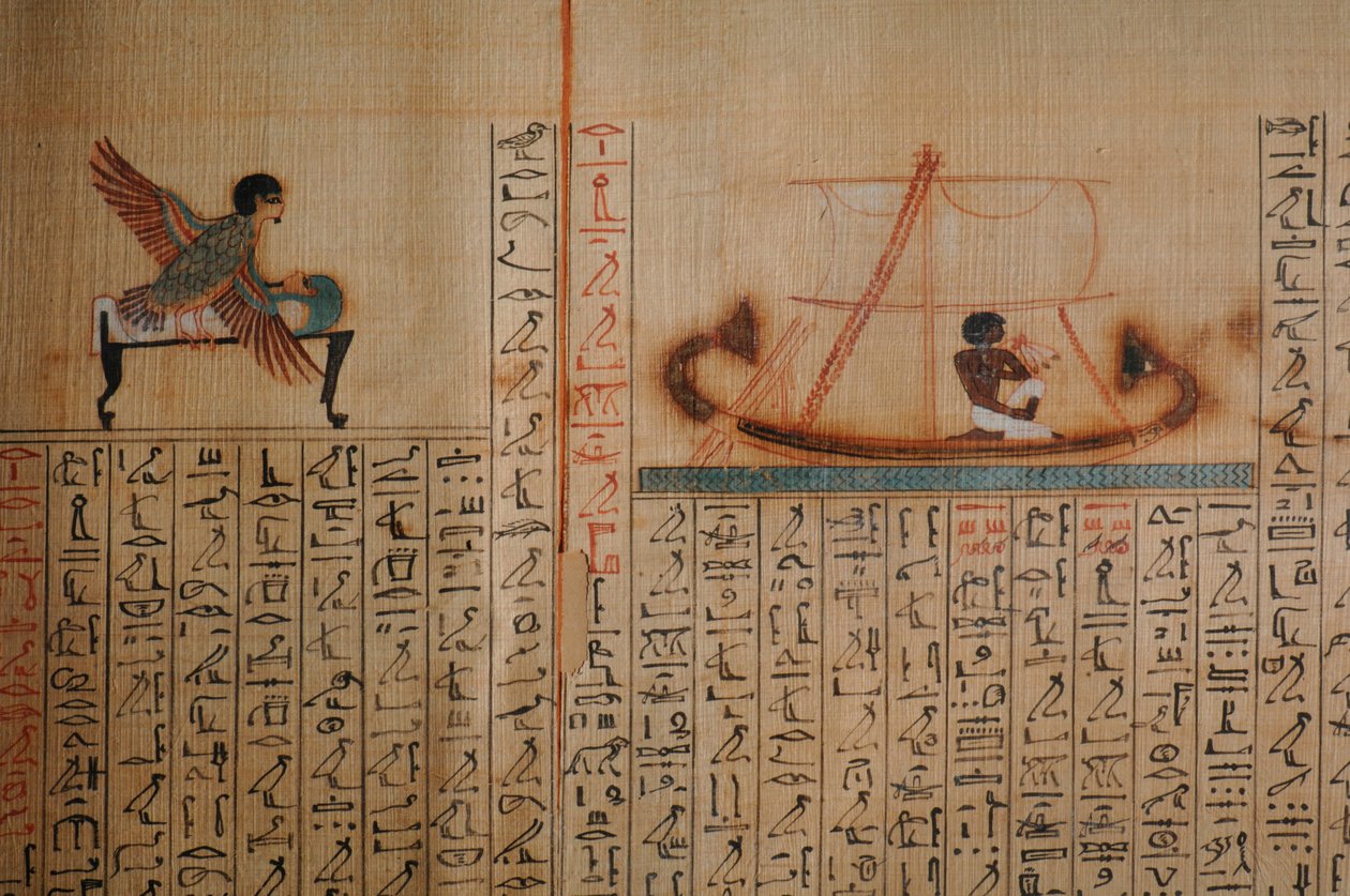 Papyrus de Maiherpri, Livre des Morts, de la tombe non pillée dans la Vallée des Rois, Ma..., 2007 - Kenneth Garrett