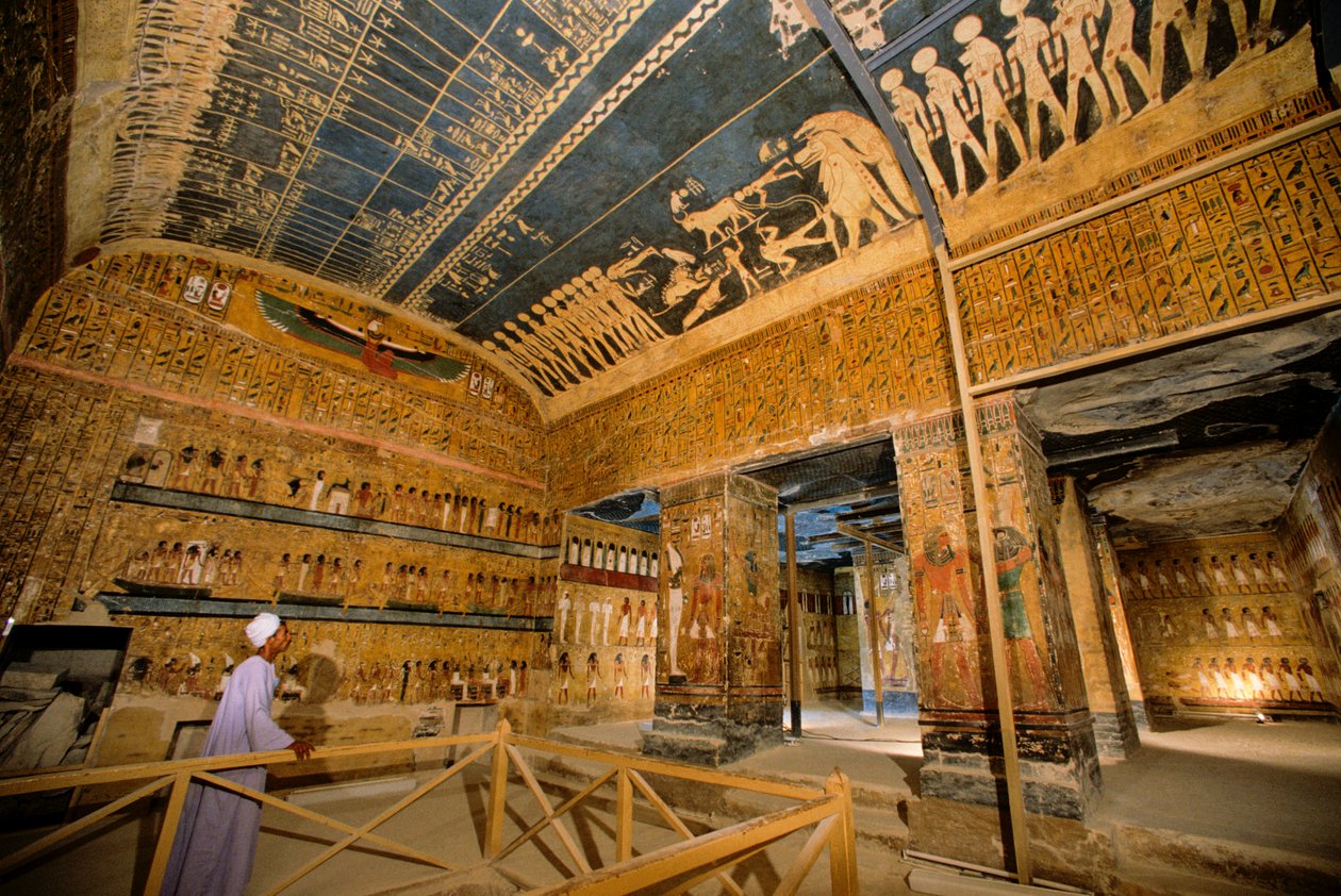 Tombe de Séthi Ier, Nouvel Empire, Vallée des Rois, Égypte, Pharaon, Roi, astronomique... - Kenneth Garrett