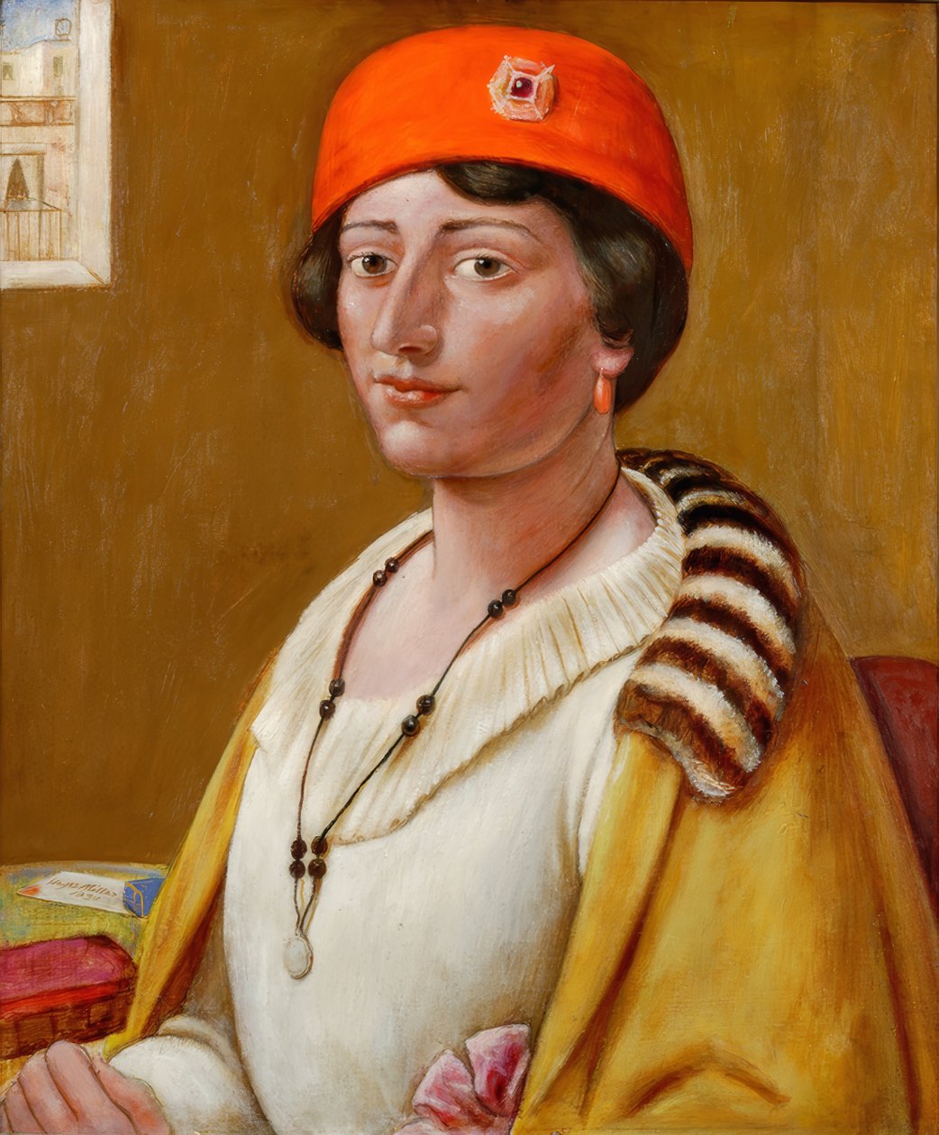 Turban rouge - Kenneth Hayes Miller