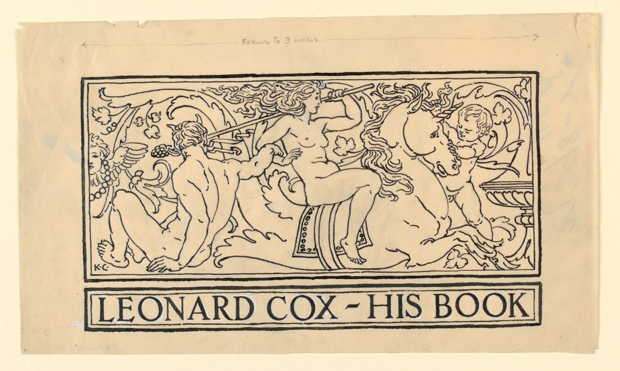 Ex-libris pour Leonard Cox - Kenyon Cox