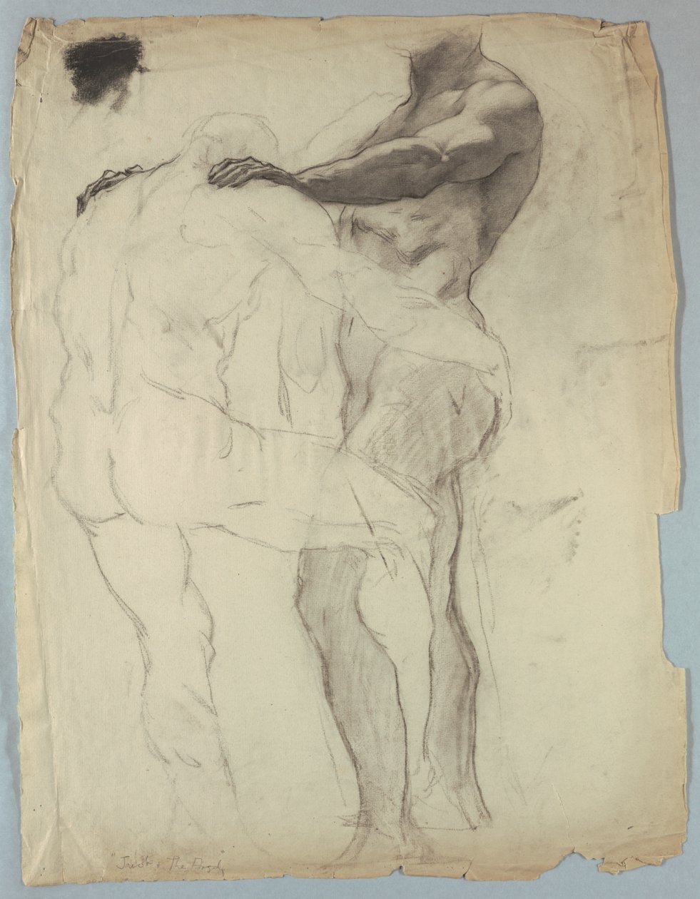 Étude de figure pour "Jacob luttant avec l