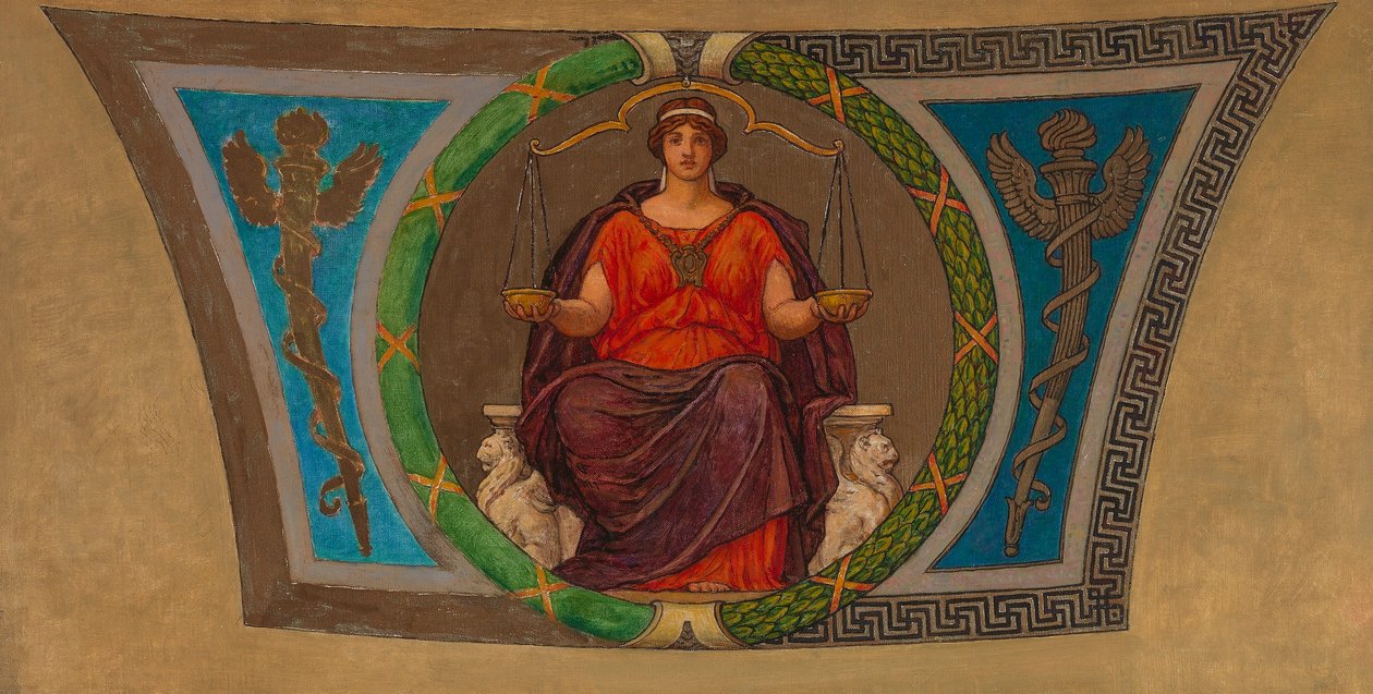 Esquisse pour la mosaïque de la capitale de l