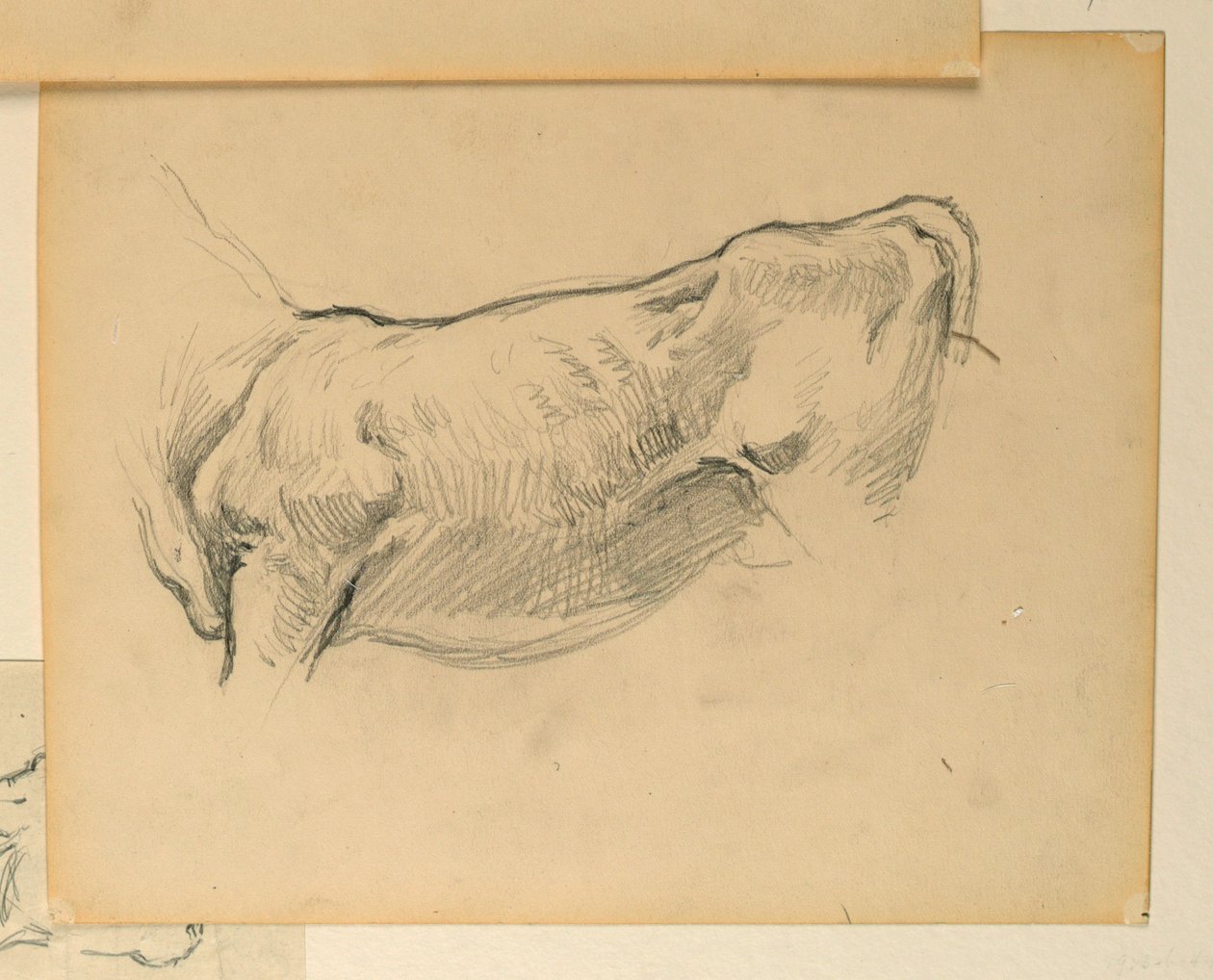 Étude pour "Élevage," "Le Progrès de la Civilisation : Chasse, Élevage, Agriculture," Capitole de l