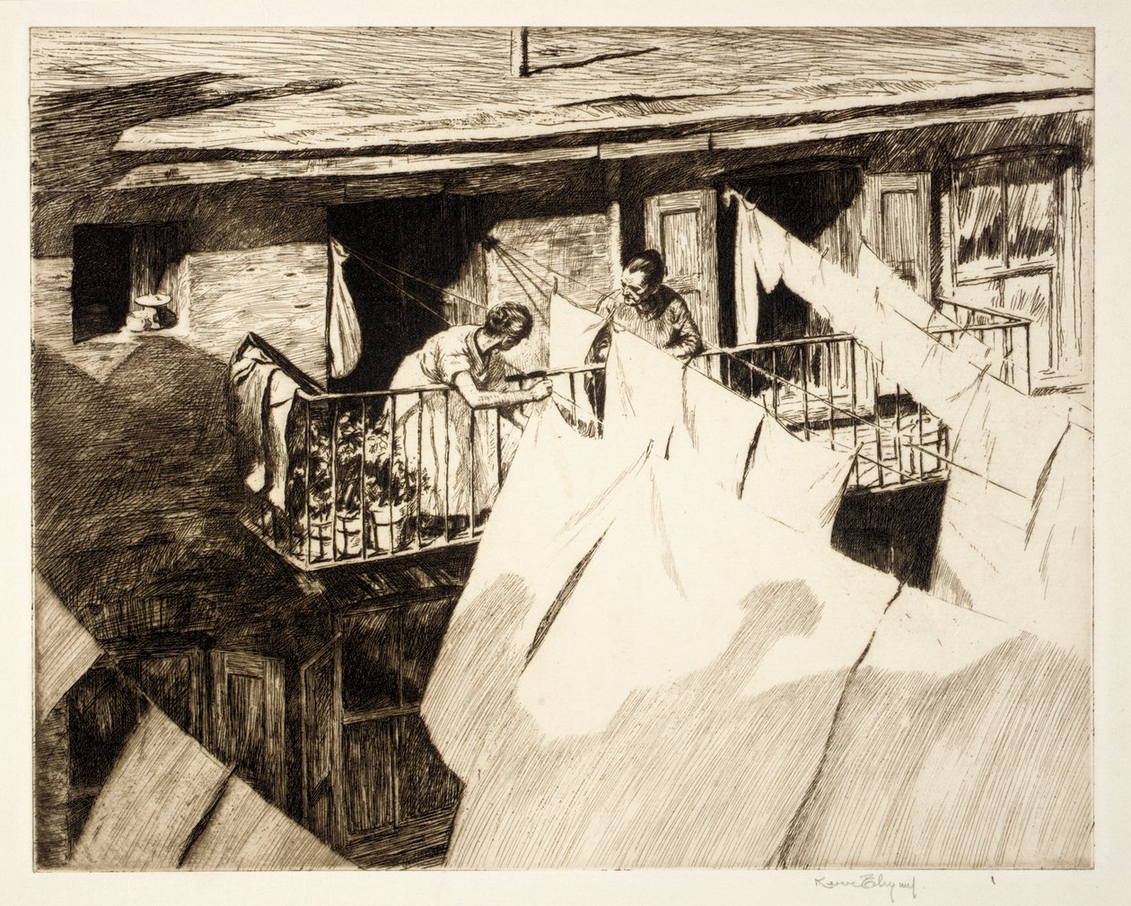 Un balcon de Bank Street - Kerr Eby