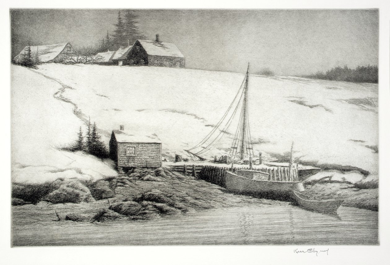 Hatchet Cove, dans le Maine - Kerr Eby