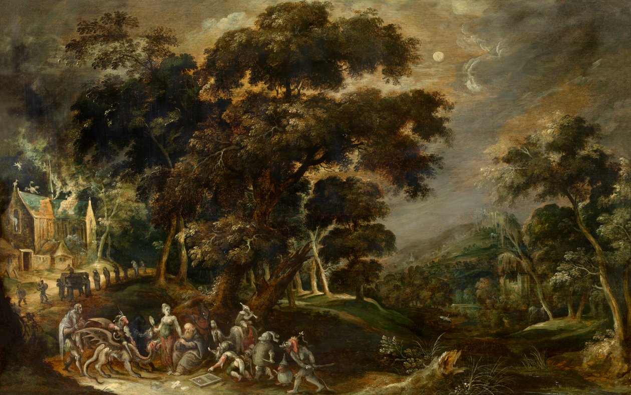 Paysage avec la Tentation de Saint Antoine le Grand d