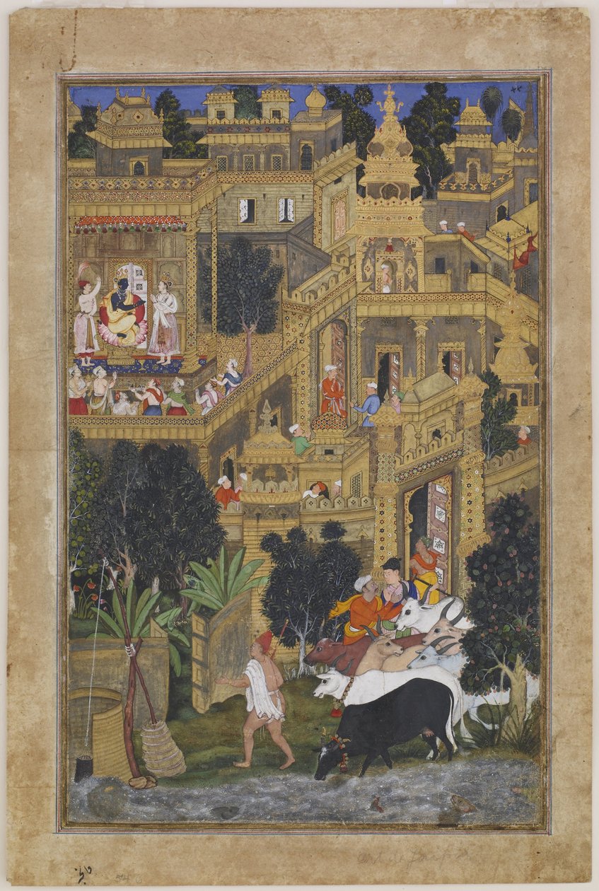 Le Seigneur Krishna dans la Ville d