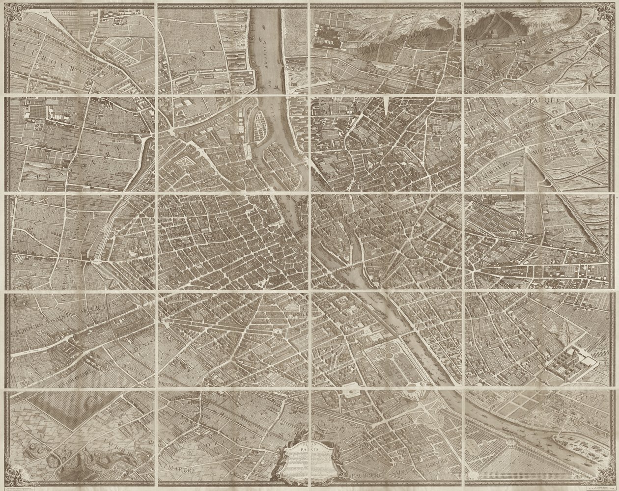 Plan de Paris - Kevin James Brown