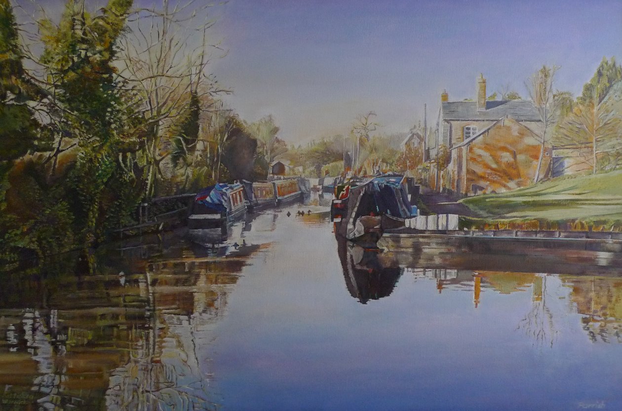 Saltisford Arm, Warwick, 2003 - Kevin Guild of Railway Artist Parrish