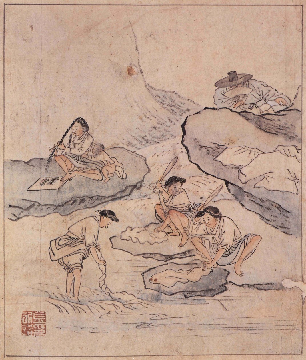 Un lieu de blanchisserie - Kim Hong Do