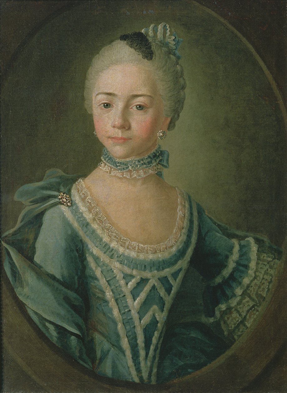 Portrait de la comtesse Sophie Matiuskina (1755-1796), 1763 - Kirill Inanovich Golovachevsky