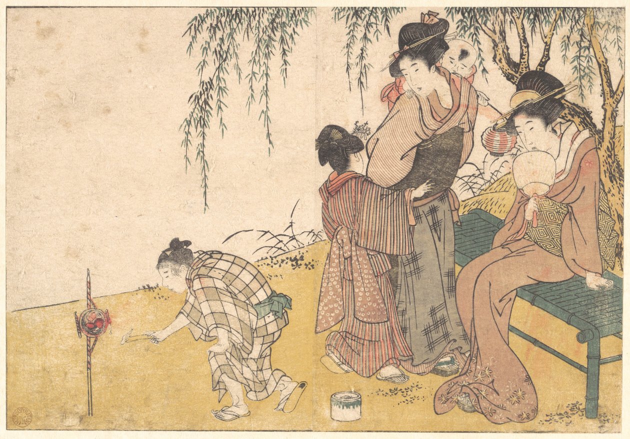 « Un enfant allumant des feux d