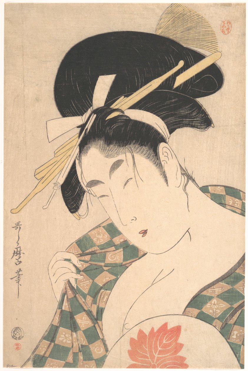 Une courtisane - Kitagawa Utamaro