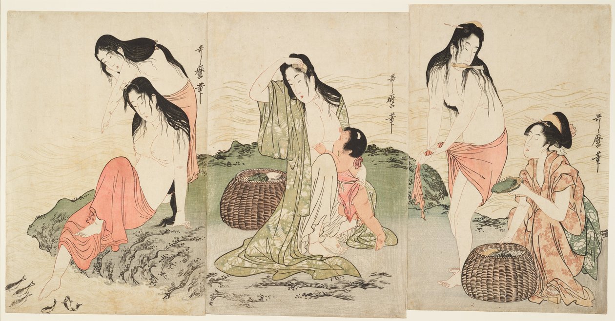 Plongeuses d’ormeaux - Kitagawa Utamaro