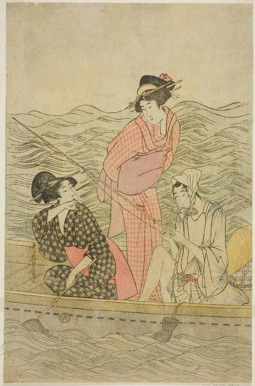 Excursion de pêche - Kitagawa Utamaro