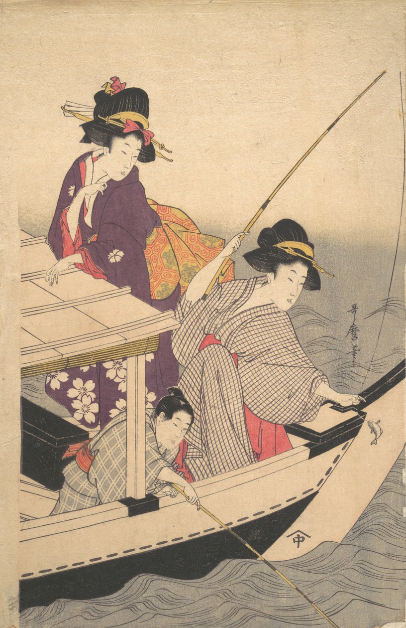 Pêche, fin du 18ème siècle - Kitagawa Utamaro