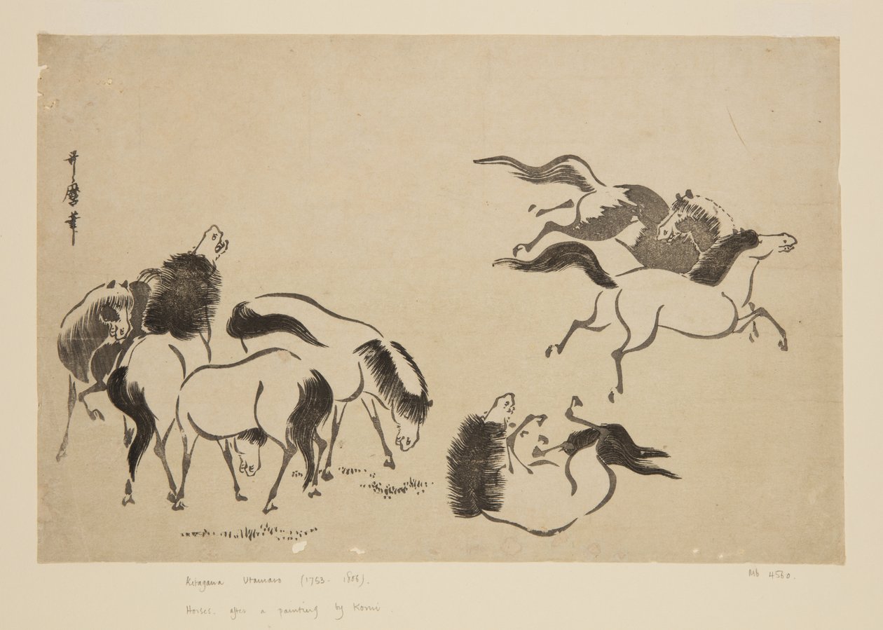 Chevaux - Kitagawa Utamaro