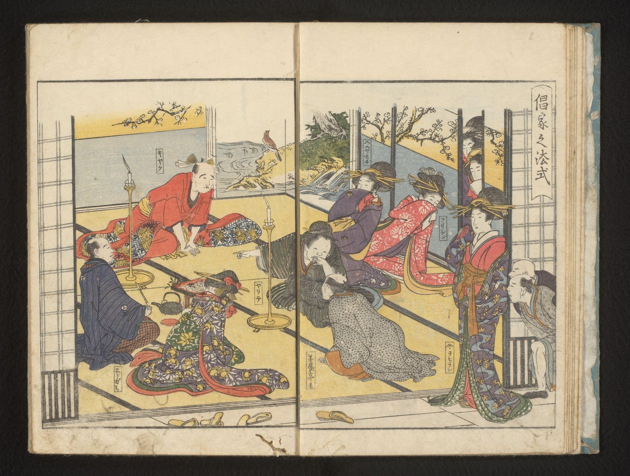 Courtisanes rieuses - Kitagawa Utamaro