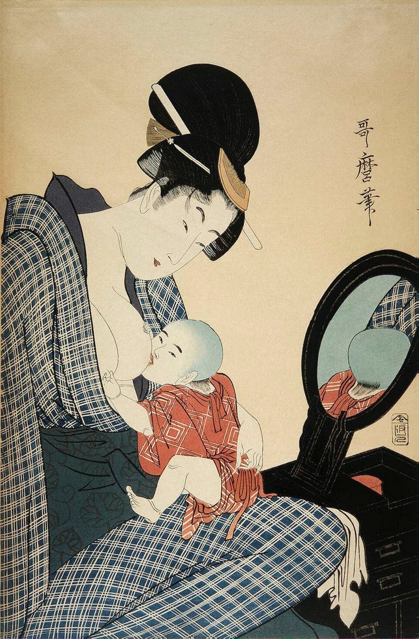 Mère et enfant, 1797 - Kitagawa Utamaro