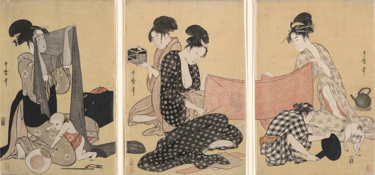 Broderie - Kitagawa Utamaro