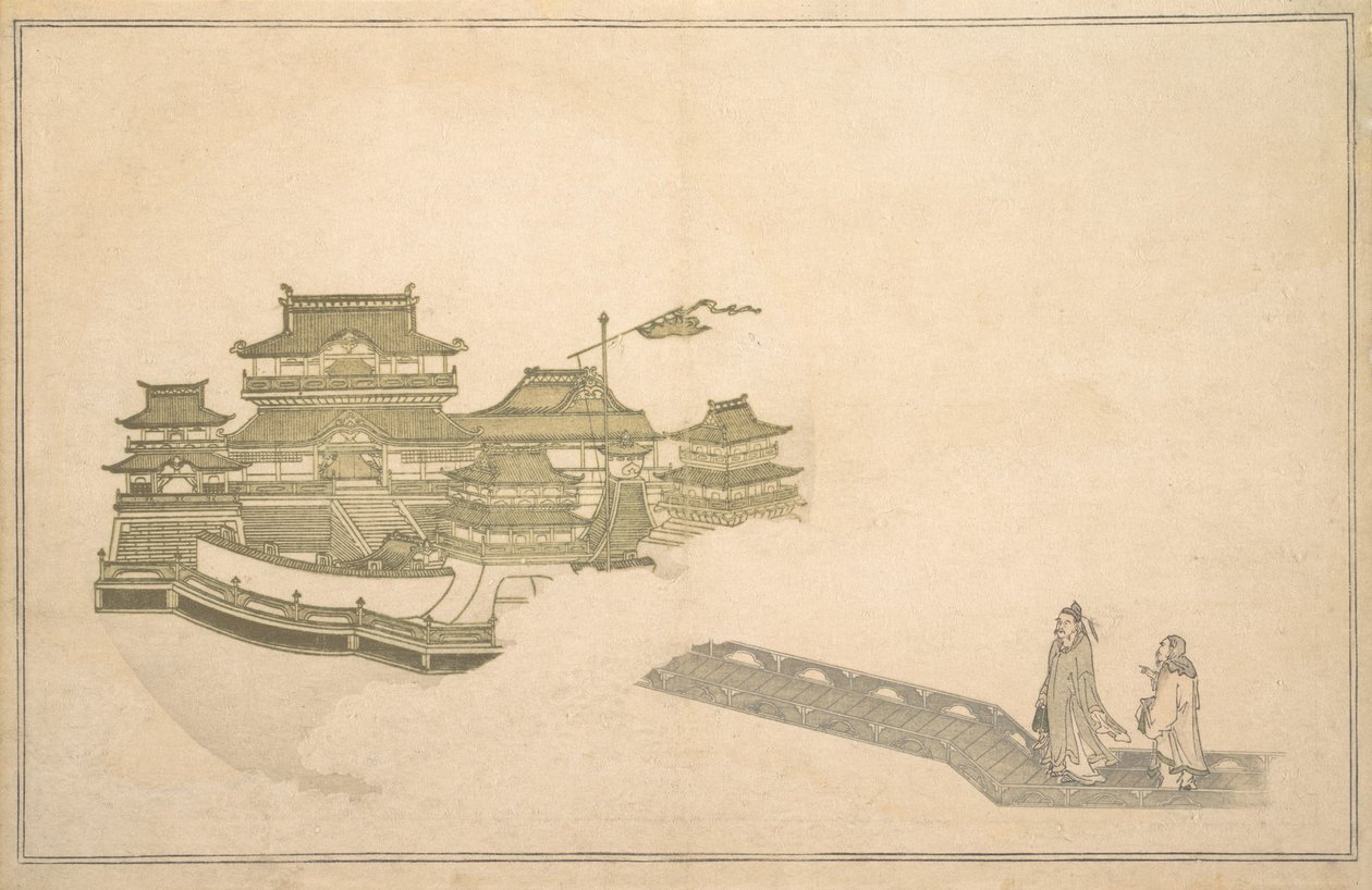 Le Palais dans la Lune, 8e mois, 1789 - Kitagawa Utamaro