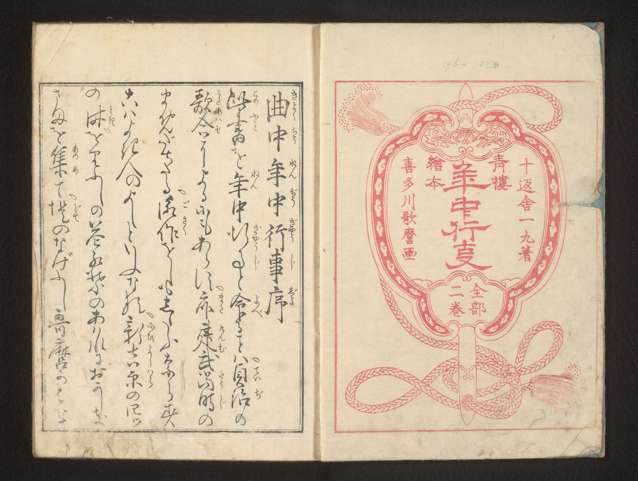 Page de titre - Kitagawa Utamaro