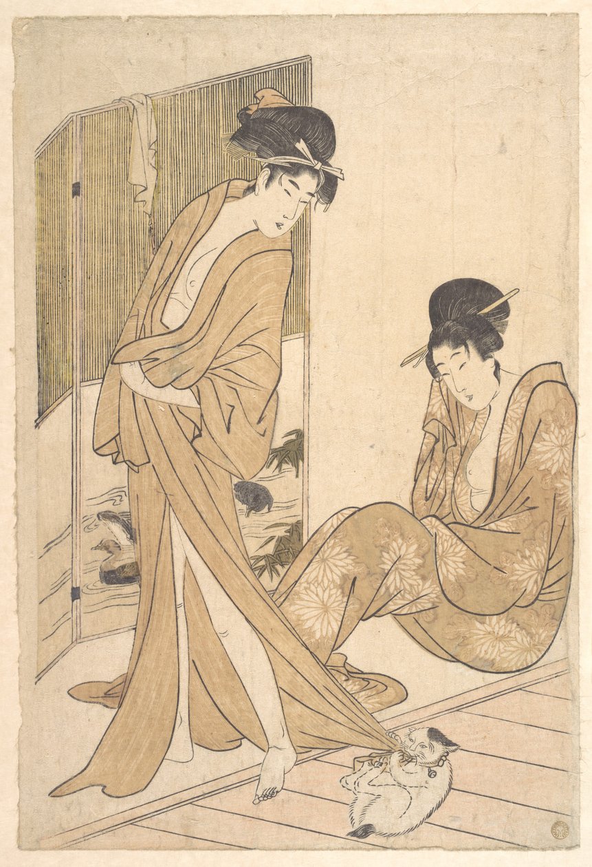 Deux jeunes femmes vêtues d