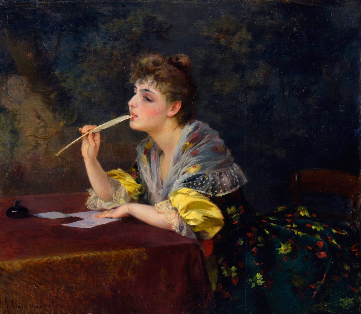 Une lettre, 1893 - Klavdi Stepanov
