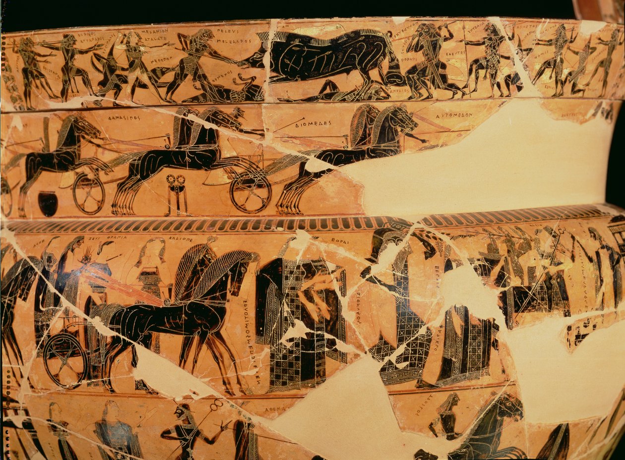 Le Vase François, réalisé par Ergotimos - Kleitias