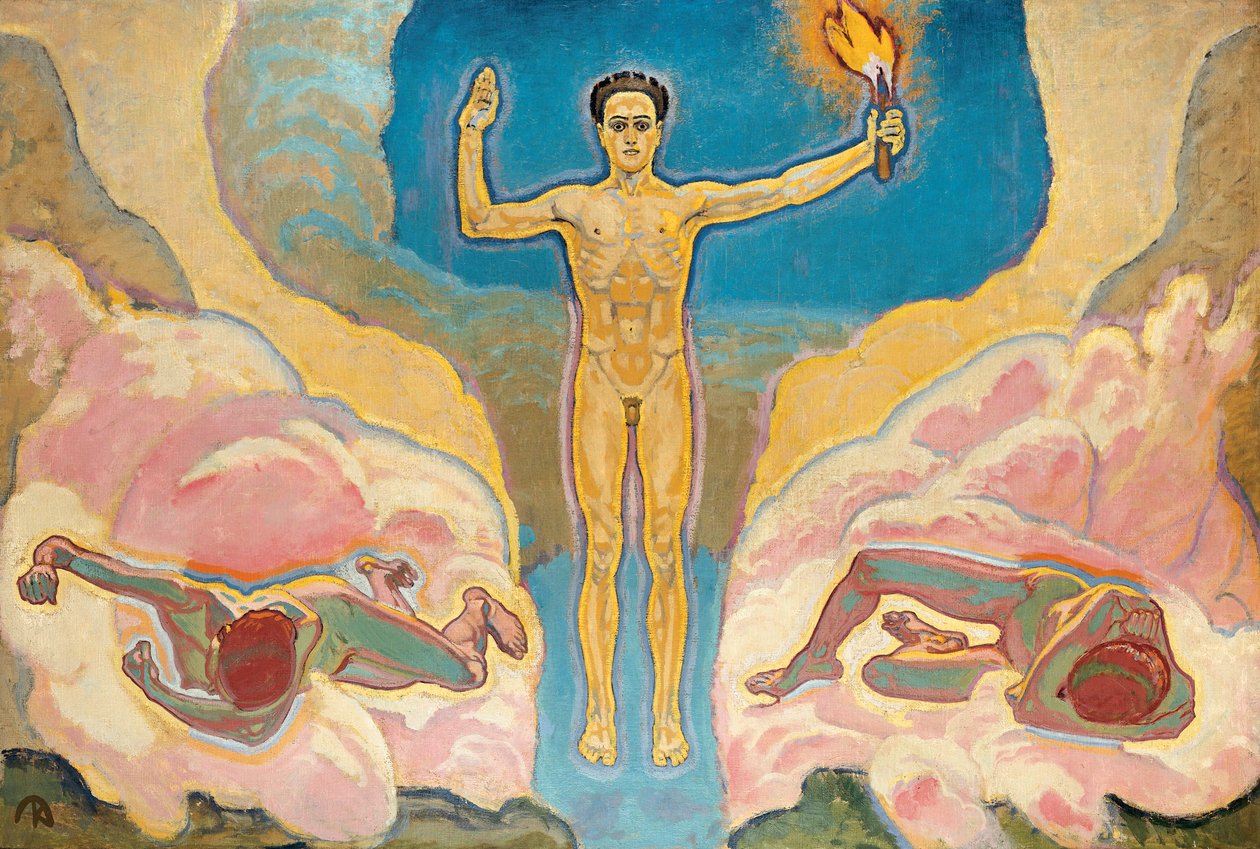 Das Licht - La lumière ... (huile sur toile) - Koloman Moser