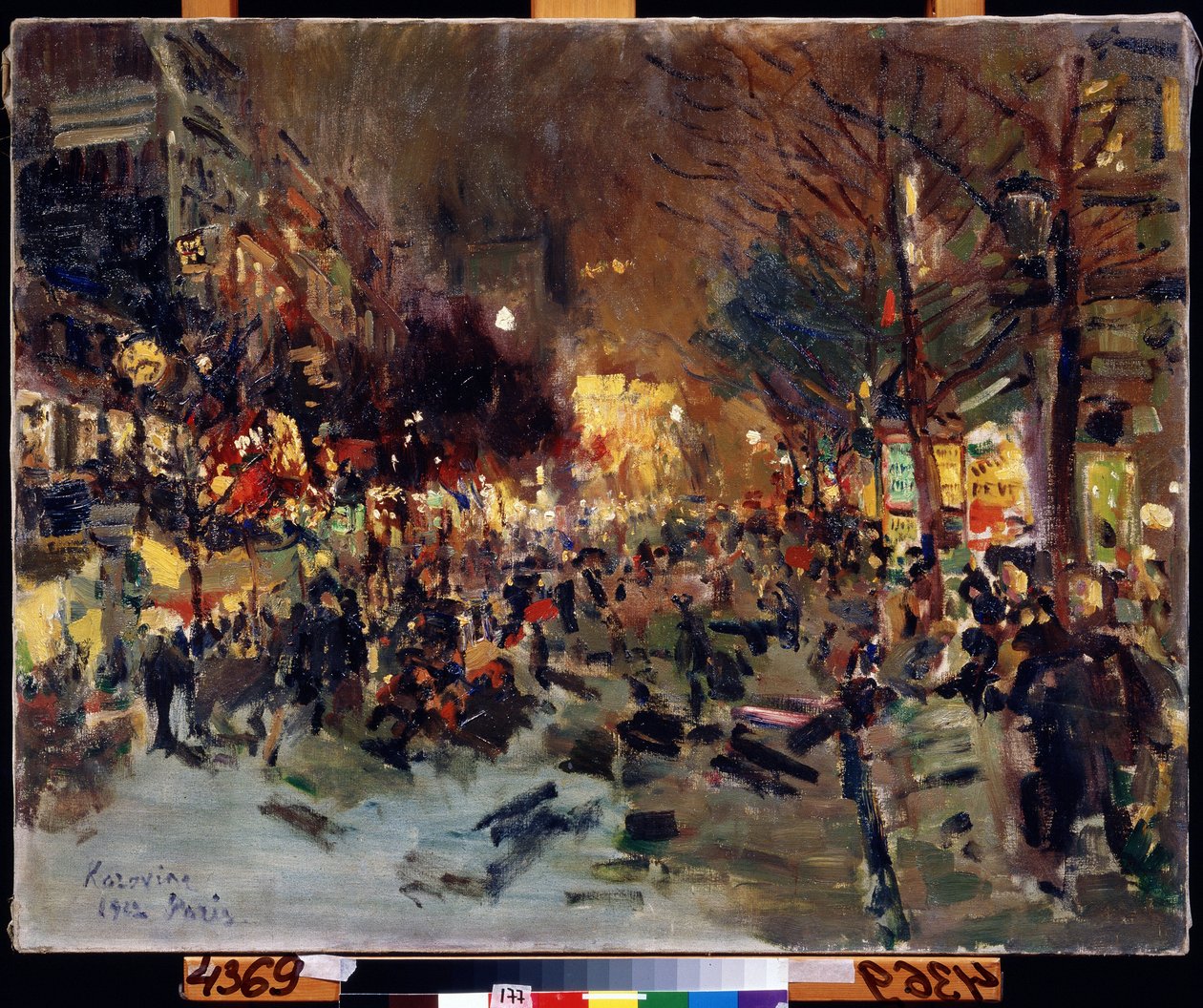 Grand Boulevard à Paris - Konstantin Alekseevich Korovin