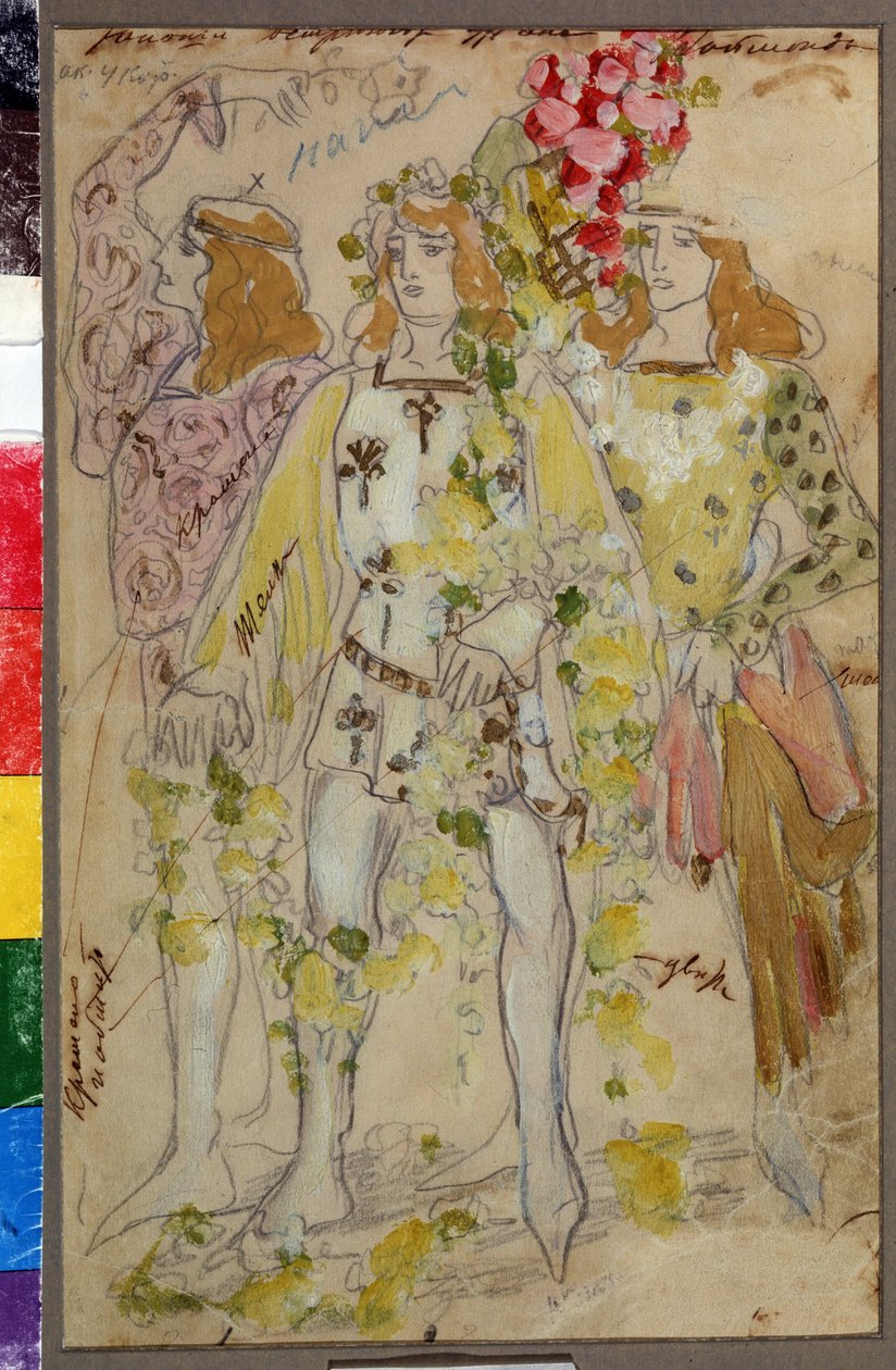 Projet de costume pour le ballet Raymonda de Alexandre Glazunov - Konstantin Alekseevich Korovin