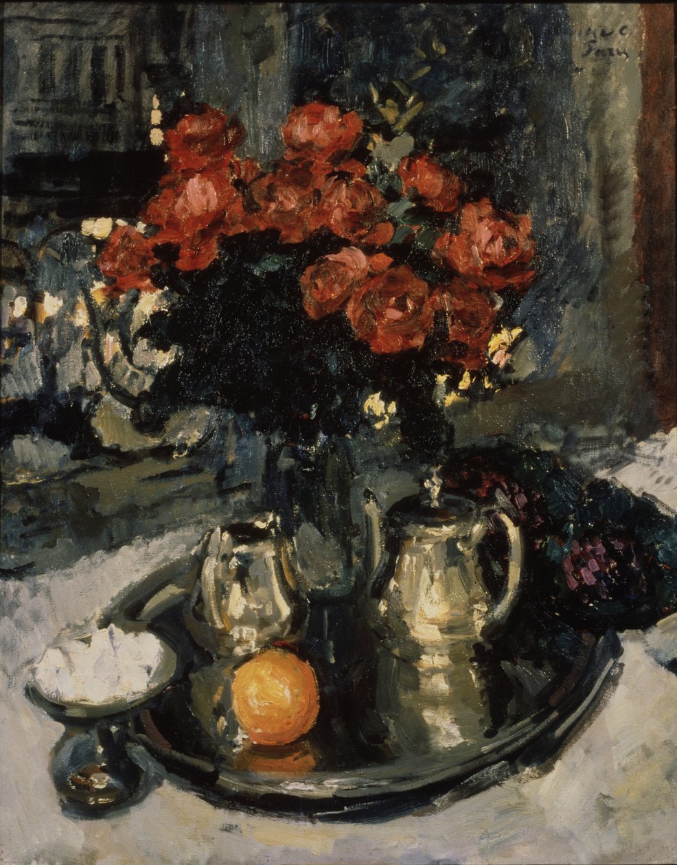 Roses et violettes, 1912 - Konstantin Alekseevich Korovin