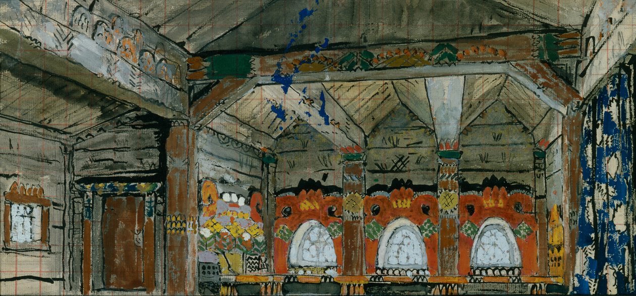 Décor de scène pour l