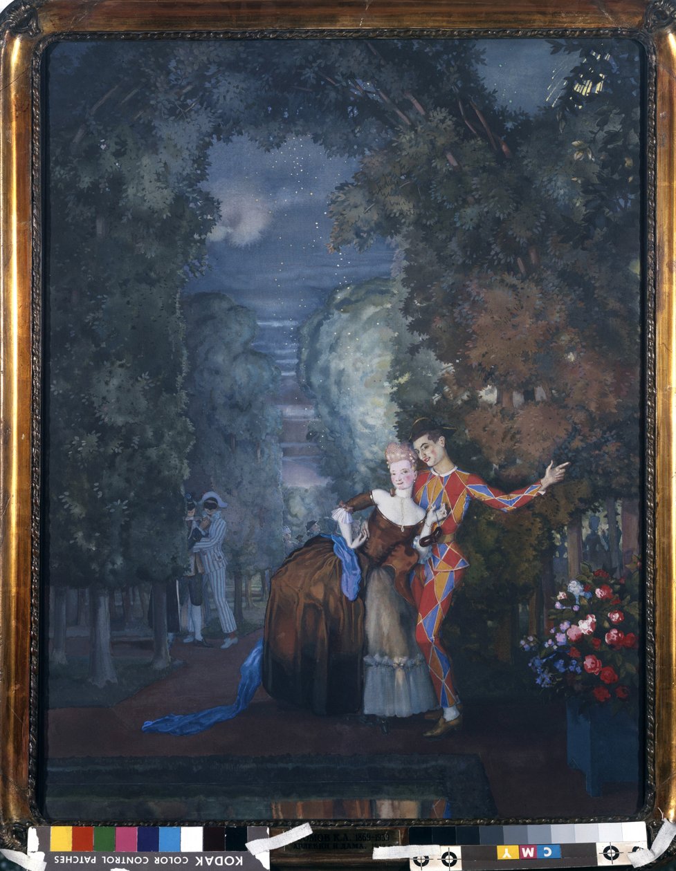 Arlequin et une Dame, 1912 - Konstantin Andreevic Somov