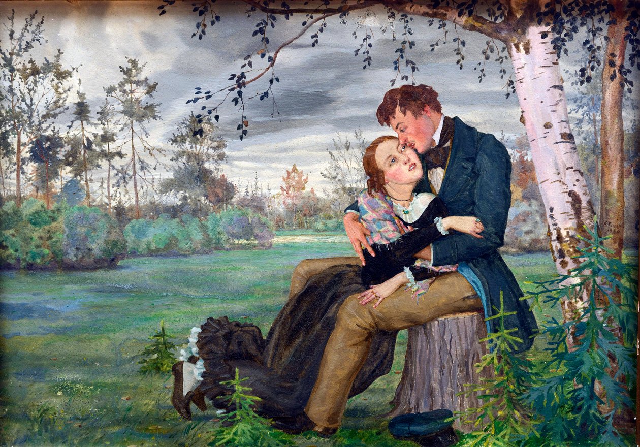 Les Amants - Konstantin Andreevic Somov