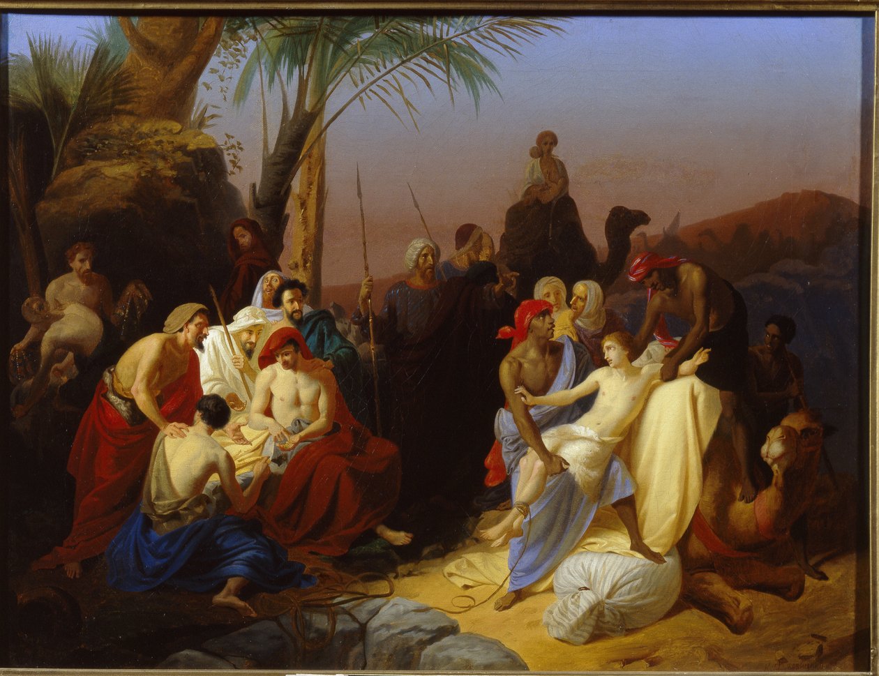 La vente de Joseph - Konstantin Dmitrievich Flavitsky