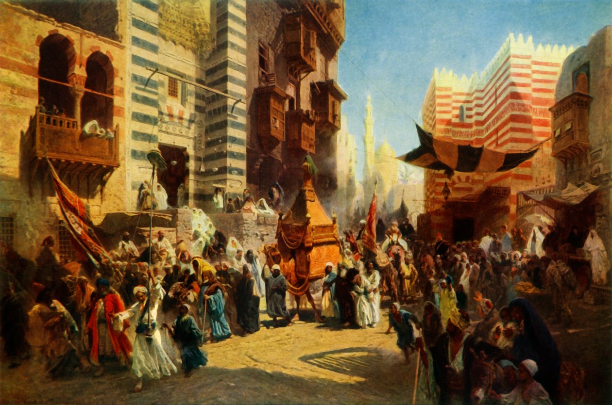 Retour du Saint Tapis de La Mecque au Caire, 1876, 1965 - Konstantin Egorovich Makovsky