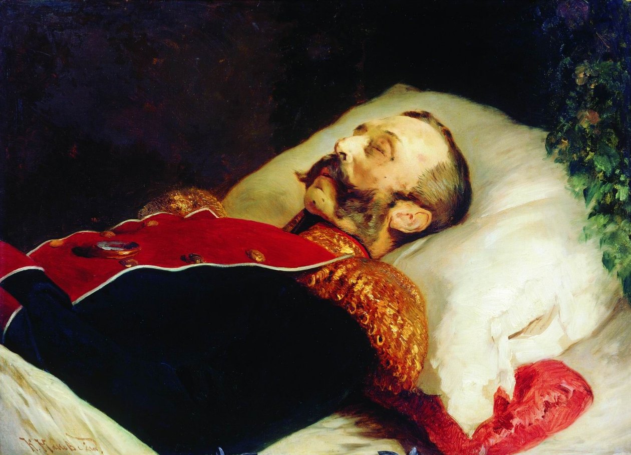 Konstantin Makovsky Alexandre II sur scène 1881 - Konstantin Makovsky