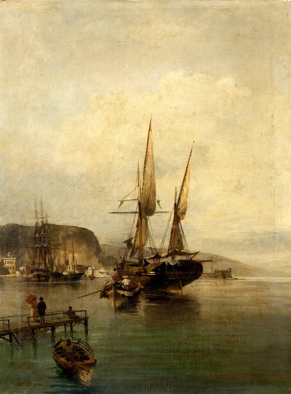 Vue du port - Konstantinos Volanakis