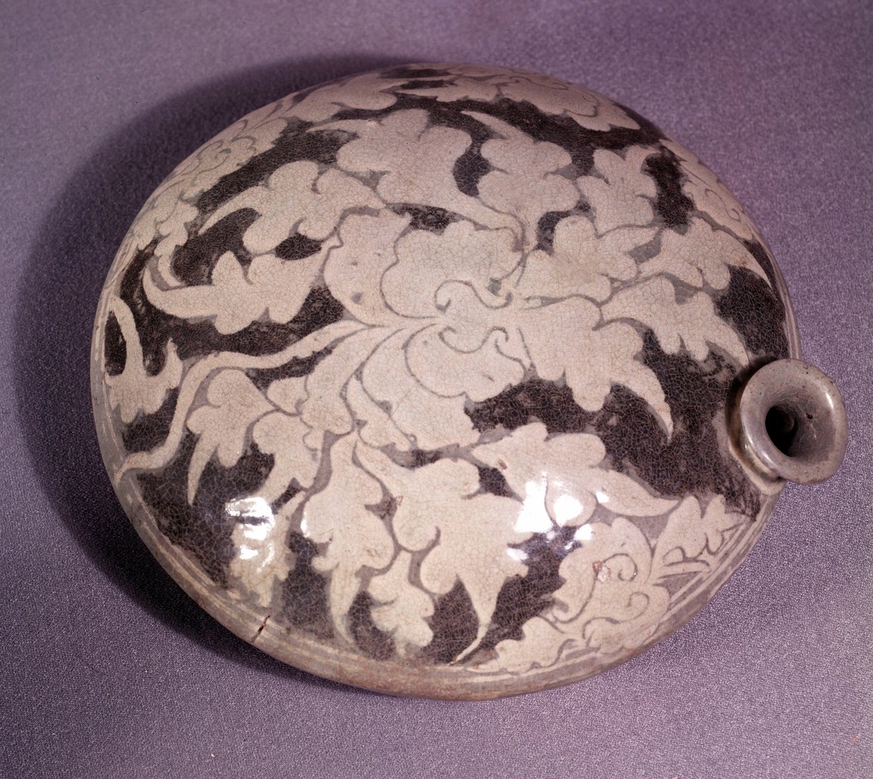 Art coréen : bouteille à vin en porcelaine. Période Koryo - Korean School