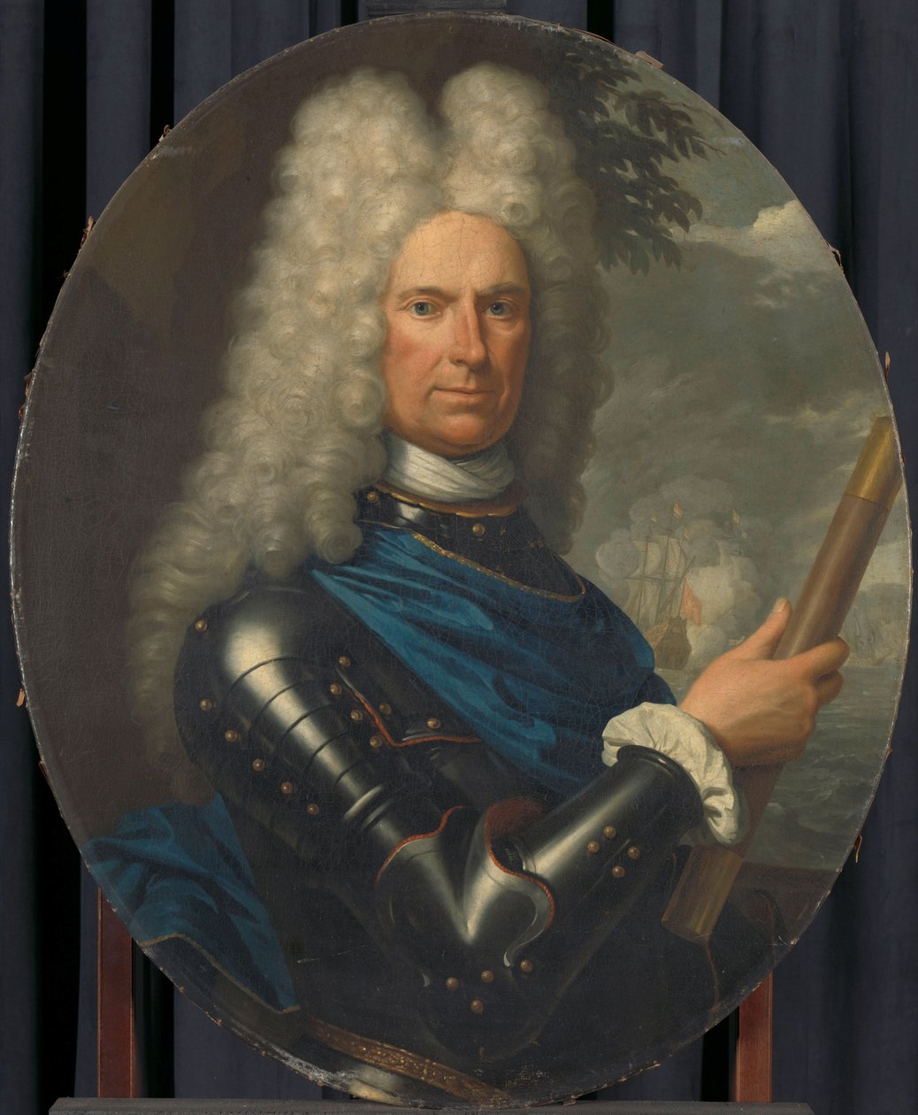 Portrait du contre-amiral Arent van Buren - Krzyztof (1659-1729) Lubieniecki