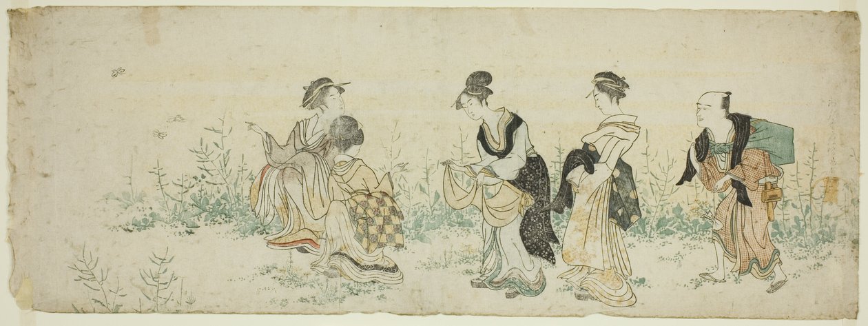 Cueillir des fleurs de printemps - Kubo Shunman